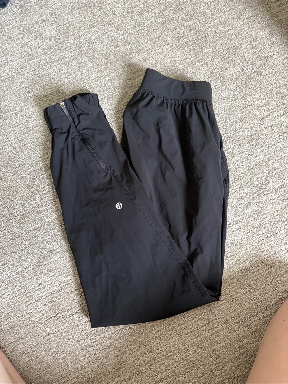 Lululemon Black Athletic Pants with Logo